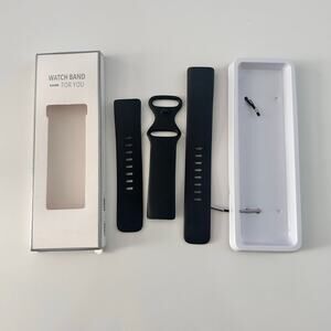 Watch Band Magnetic Silicon Black for Fitbit Watch in a Box